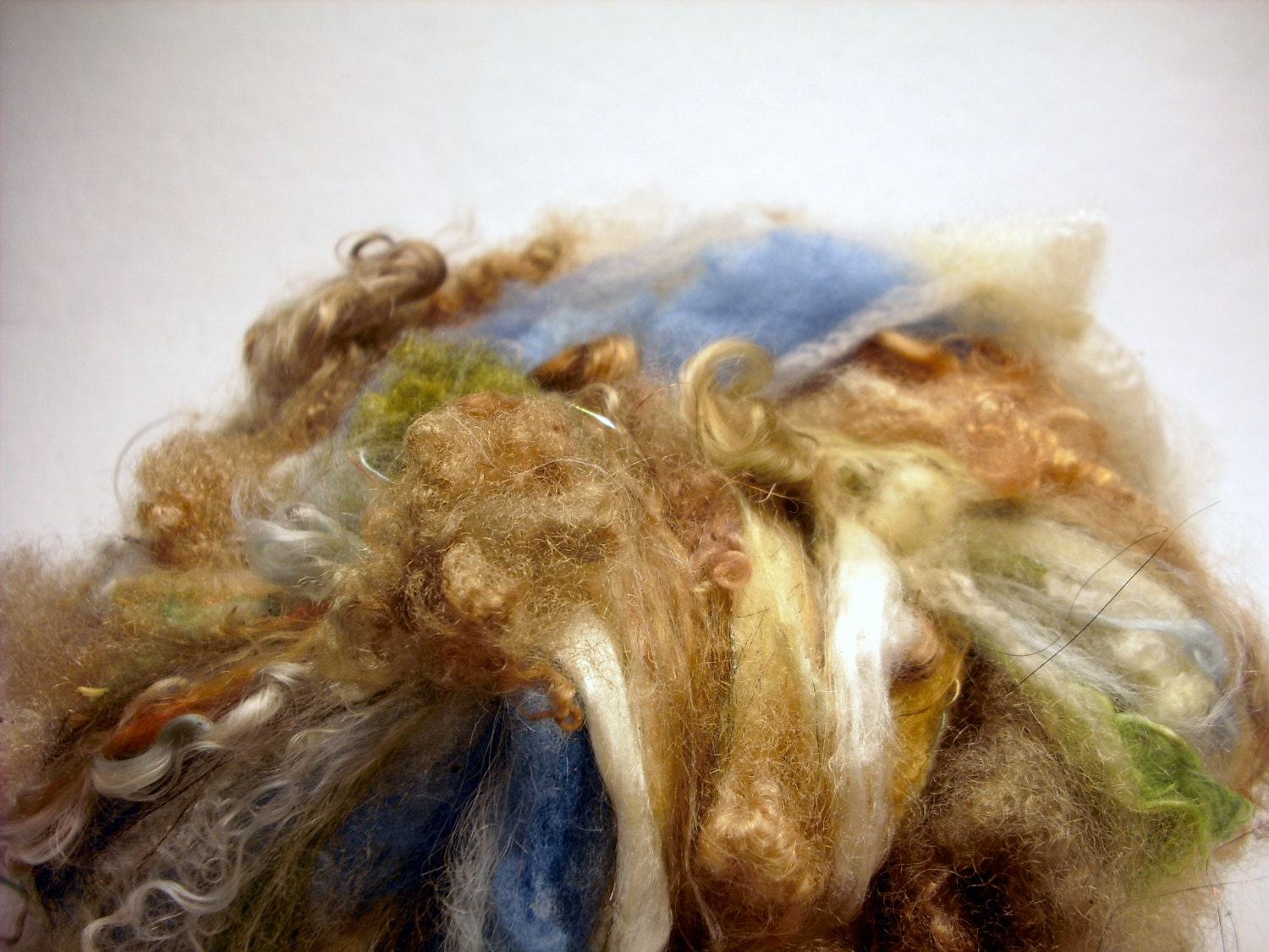 Fiber Wool Art Batt Lockalicious Betty Batt nO 29 for spinning, felting