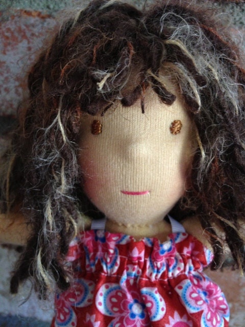 SALE - Mona, Waldorf-inspired doll