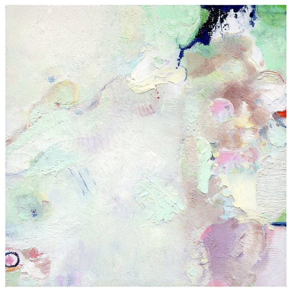 Abstract Oil Painting, Lush Reproduction on Etching Paper, Vanishing Circus Pony, art prints at Endless Drawings
