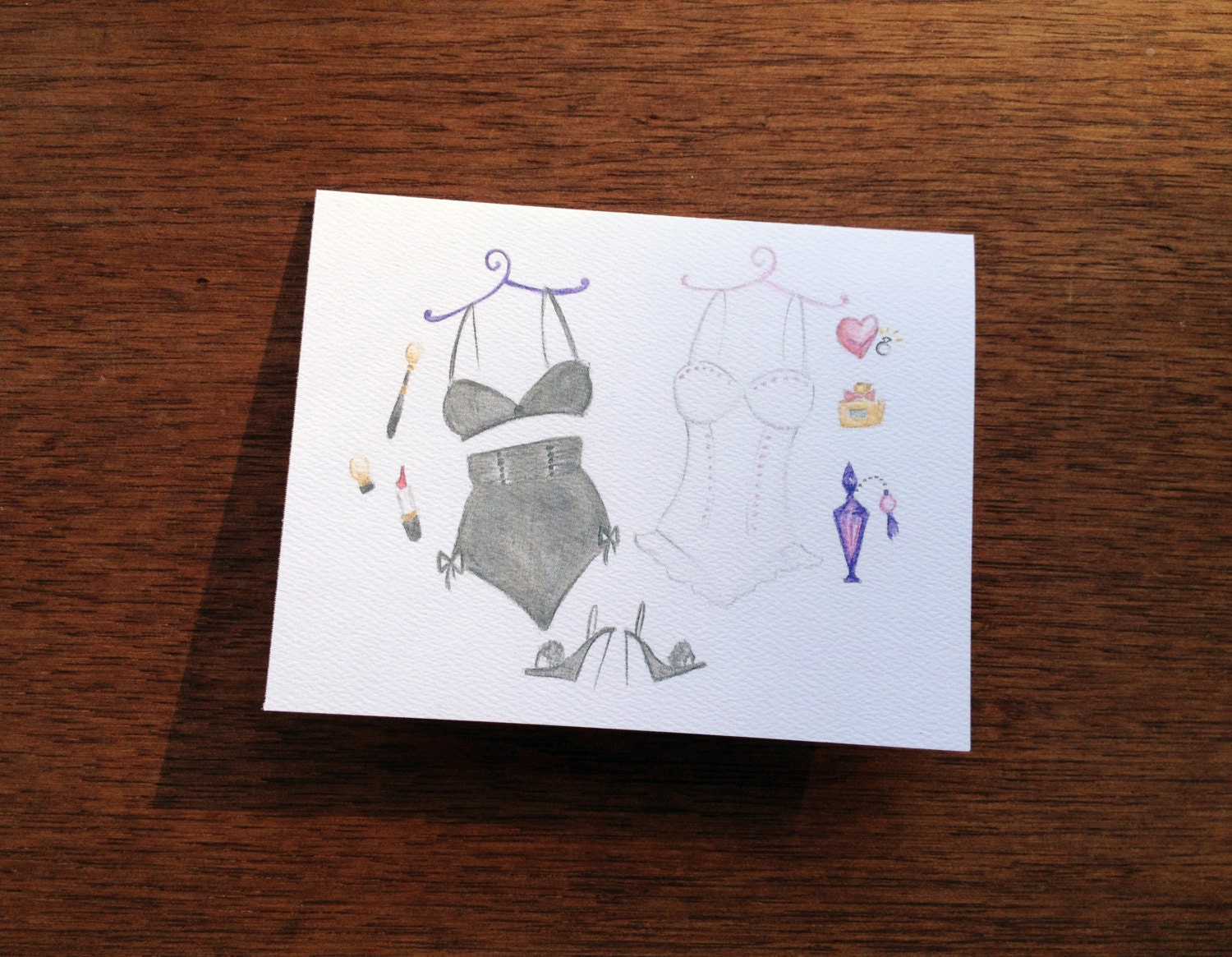 Bachelorette Party Thank You Notecard Set