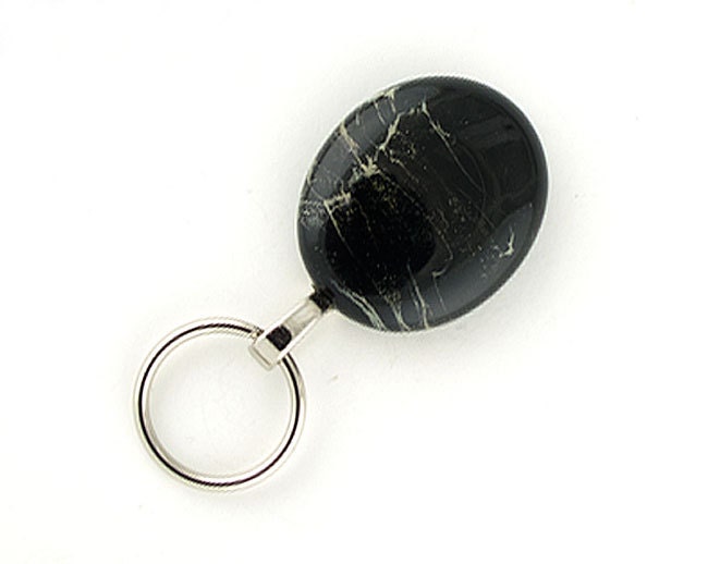 Magnetic Badge Holder, Magnetic Eyeglass Holder, Lanyard Replacement, Black with silver foil