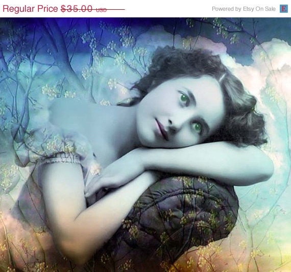 ON SALE Portrait, Fine Art Print, Giclee Print, Photomontage, Photo Montage, Collage, Digital Collage,Home Decor, Wall Art, Wall Hanging