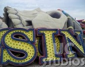 Sin Las vegas Treasure Island Skull PRINT 245 Reproduction from Photograph by Michael Brown