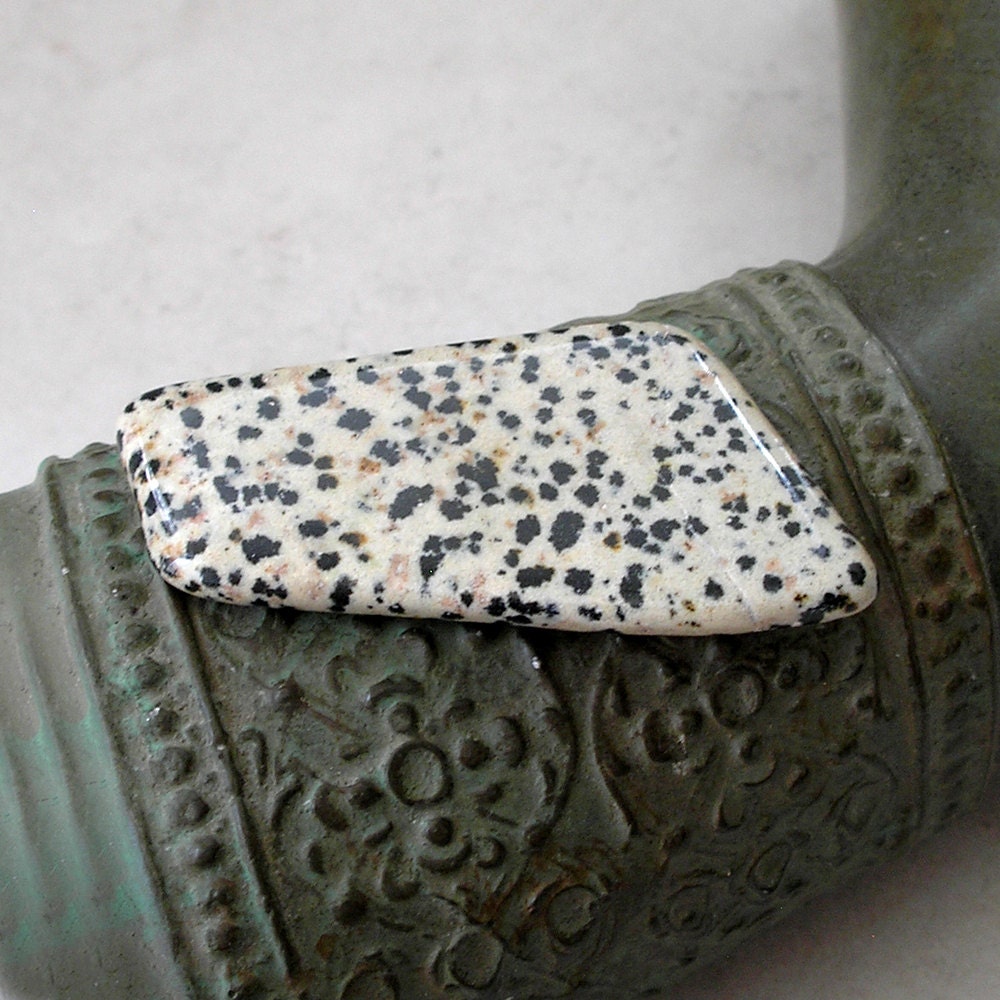 Dalmatian Jasper Cabochon - Polished Slab Dalmatian Jasper