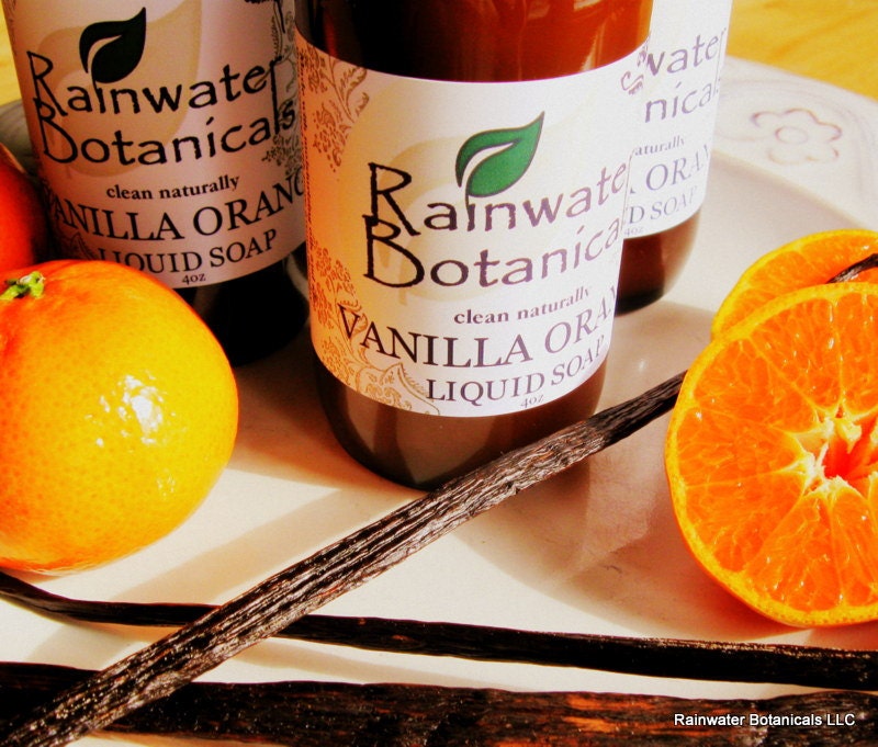 Vanilla Orange All Natural Liquid Soap