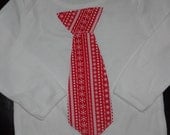CLEARANCE SALE.....Christmas Tie size 6-9m....Ready to Ship