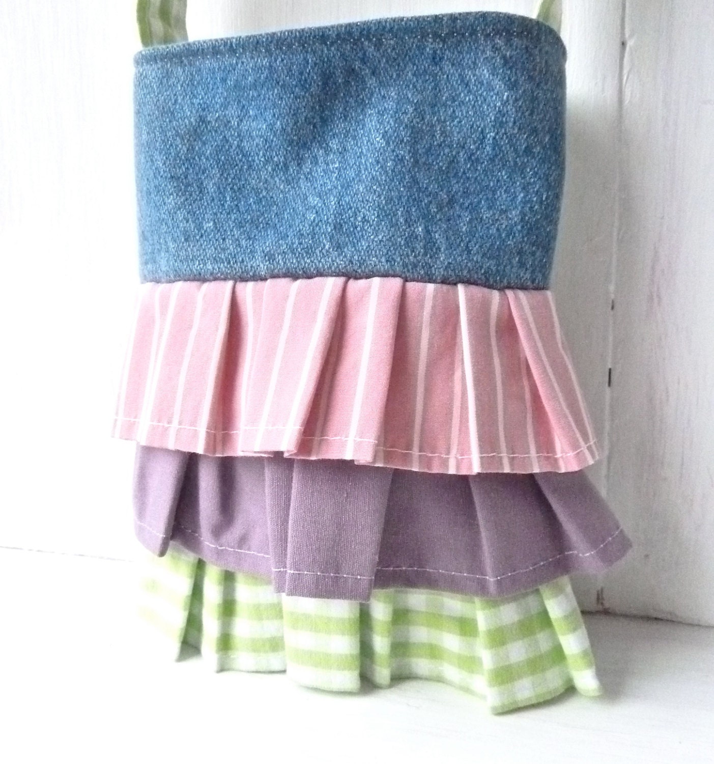 Kids Purse - Cute Pink Toddler Girl Purse - Ruffle Spring Purse Baby Bag -  Kid Vegan Recycle Toy - Little Girl Pink Purse