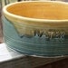 Made to Order Extra Large Personalized Ceramic Pottery Dog Bowl Dish Food Bowl Midwest Living Magazine