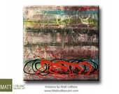 Vibrant Red Colourful Painting - Abstract Art - Acrylic Painting - Wall Decor - Original Painting - Splash Series