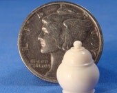 IGMA Fellow Bill Helmer Lathe Turned 1/2" Scale Elephant Ivory Ginger Jar - FREE US Shipping