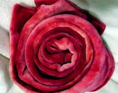Soft and Warm Berry Pink Fuschial Bamboo Cotton Velour Scarf