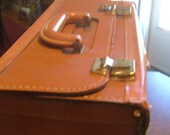 vintage leather suitcase