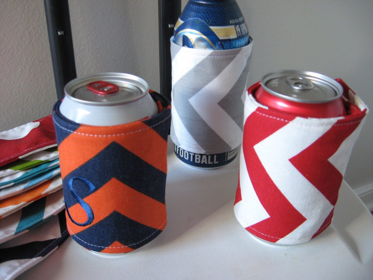 Chevron Can Koozie, Can cozy, Beer Coozie