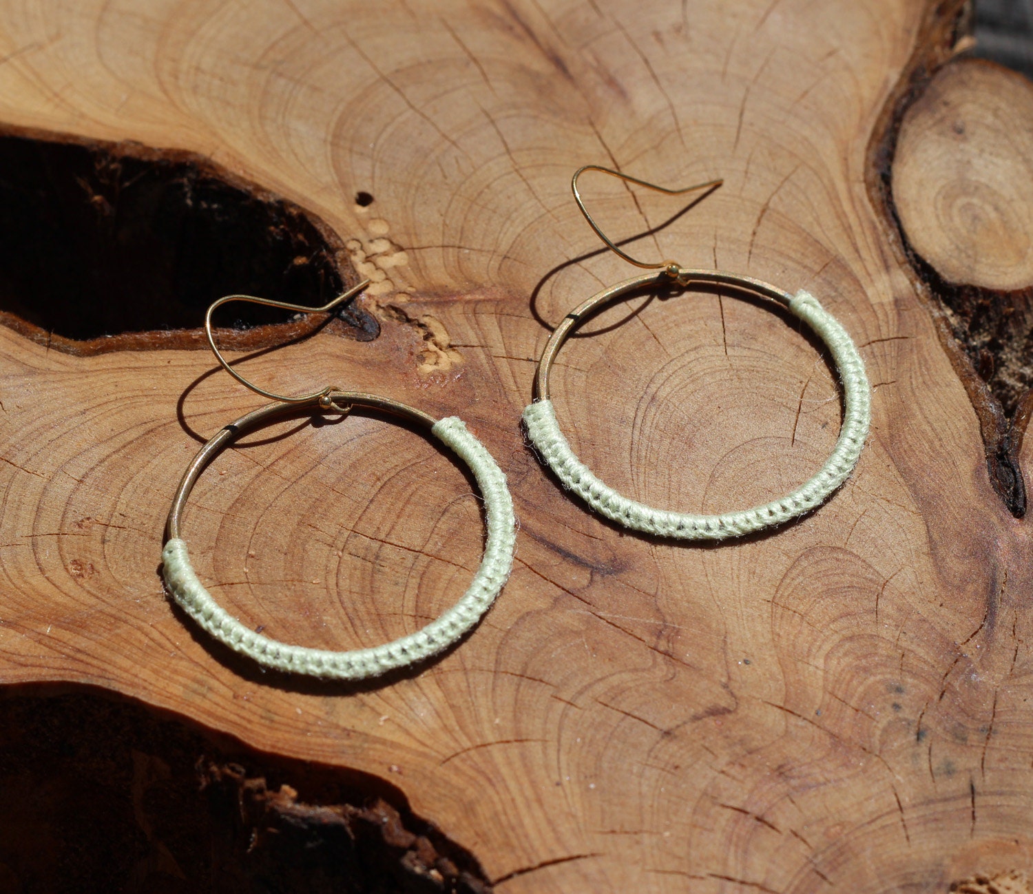 White Friendship Earrings