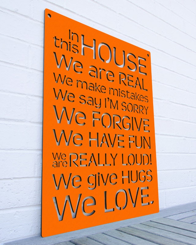 In This House (gift for mom)