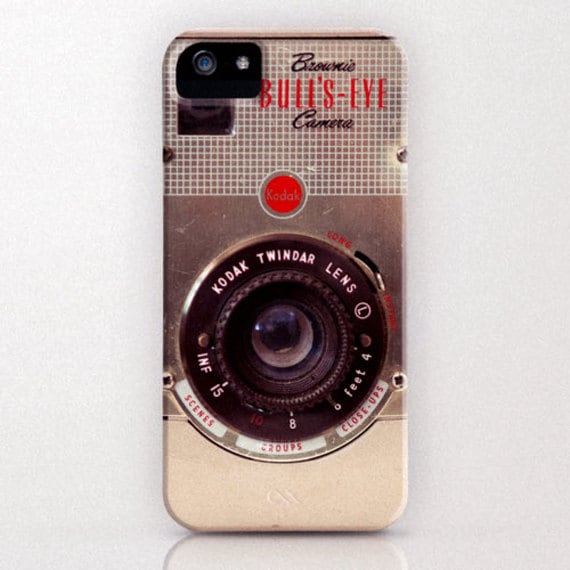 Case for iPhone5, vintage brownie camera, iphone cover, iphone5 case, iPhone case for photographers, kodak brownie, camera iphone case