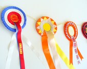 Vintage Show Prize Ribbon Rosette / Party Decor