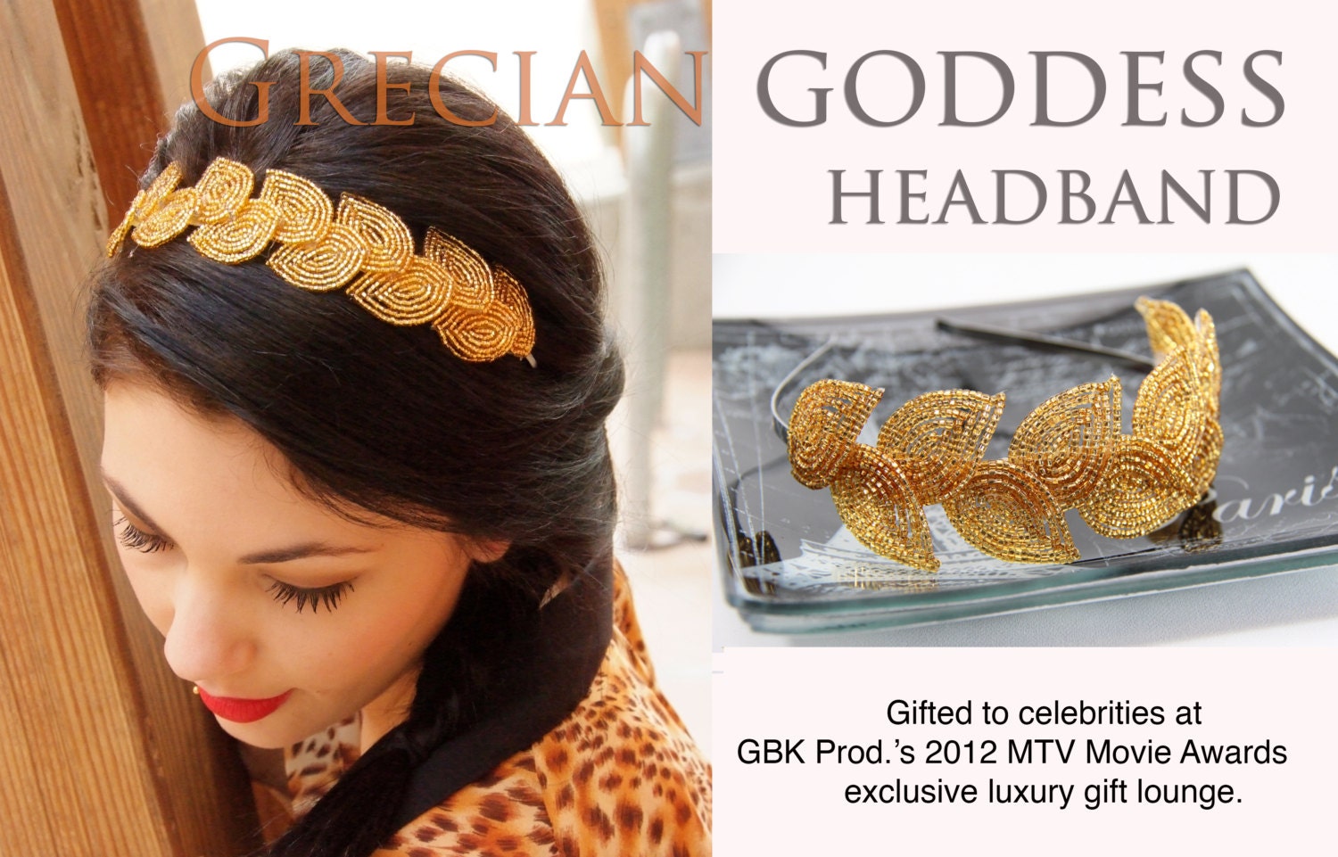 TUTORIAL- Grecian Goddess headband pattern and tutorial