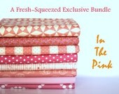 a fresh-squeezed exclusive fat quarter bundle (in the pink)--misc. designers--8 pieces--2 yards total