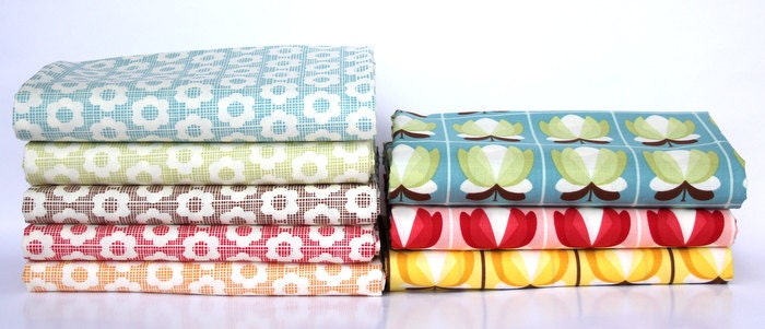 Boho half yard bundle--misc. designers--8 pieces--4 yards total