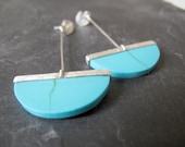 TURQUOISE // Sterling silver earrings with turquoise