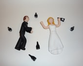 Custom Drunk Cake Topper for wedding or anniversary