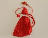 Vintage Barbie  Red & Gold Outfit