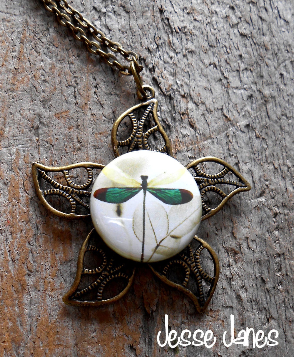 DIY - Interchangeable Magnetic FLOWER Pendant Base and Chain ONLY