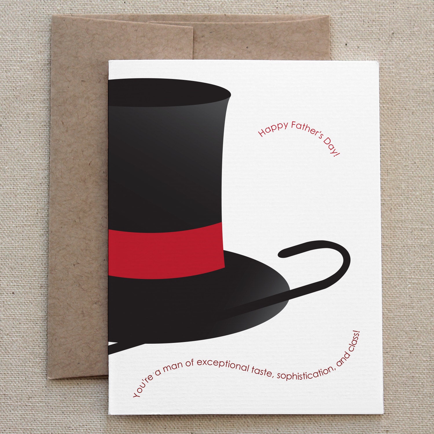 Funny Father's Day Card, Snarky & Unusual, For Dad, "Not Sophisticated" (CSU-F008)