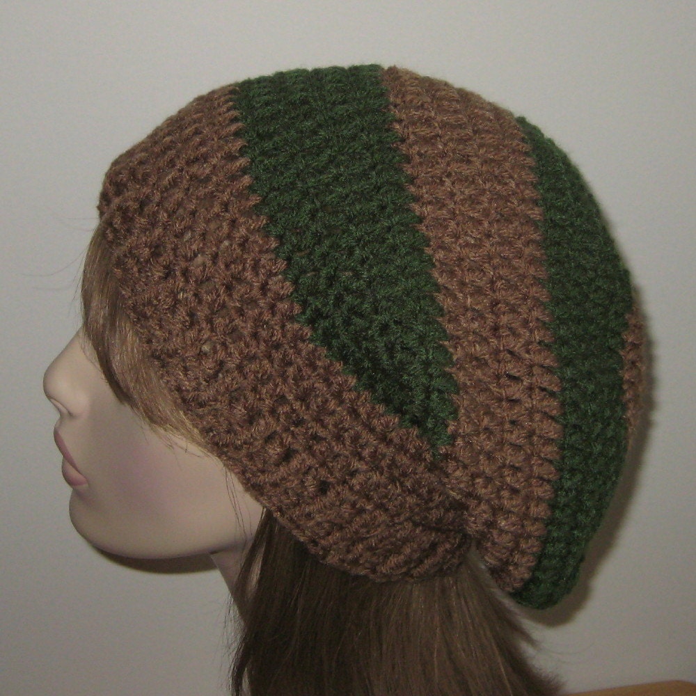 Cafe and Sage Slouchy Beanie Dread Tam winter hat