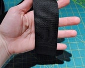 2 inch Nylon Webbing - 2 yards - Black