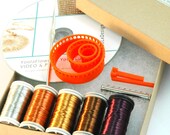 WIRE crochet pattern "Ruby" kit, 2 wire crochet patterns in VIDEO and pdf