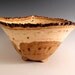 Natural Bark Edge Hickory Wood Turned Bowl - Home Deco - Wedding Gift - Father's Day