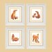 Fox Print, fox, Aspiring Dr Doolittle Gift, animal print, nursery decor