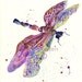 DRAGONFLY Art, mothers day, springtime, nature, May finds, dragonfly painting
