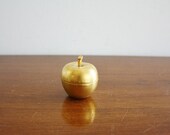 Vintage Pickard China gold porcelain apple pill box