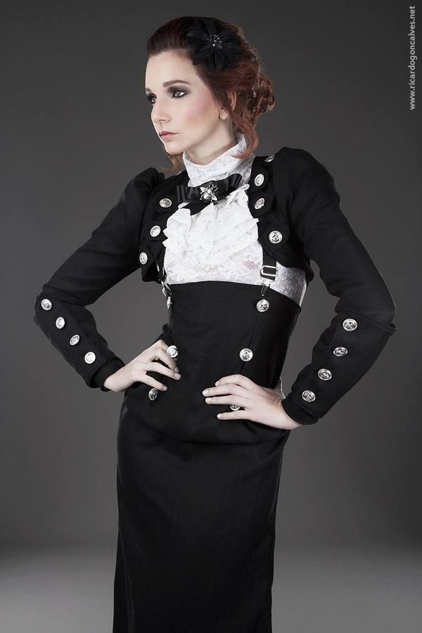 Edwardian black bolero jacket