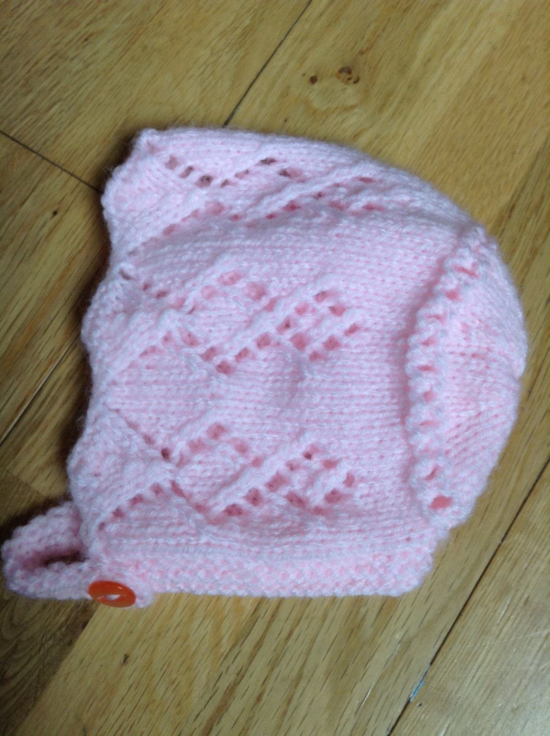 Baby's First Bonnet - Handknit