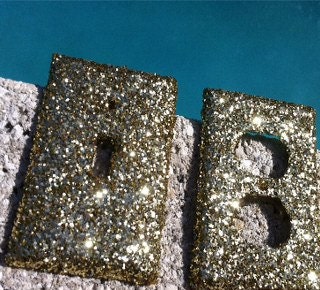 FREE Gold Rush Glitter Light Switch / Outlet Cover PIF AOK