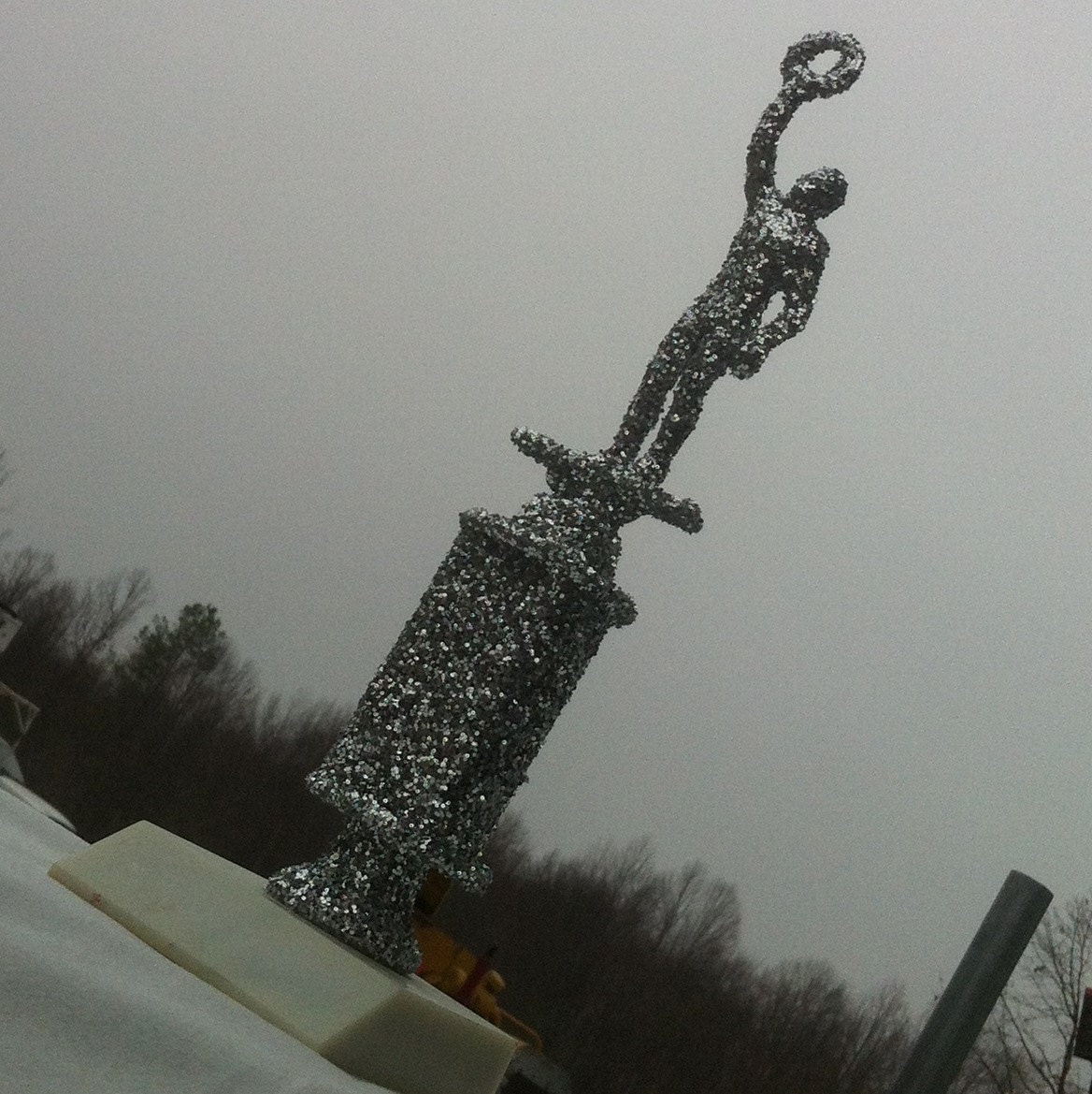 Silver Glitter TROPHY