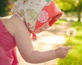 UB2 OWLIE a hoot of a sun hat just for you and your little baby bird by The Urban Baby Bonnet-- size medium