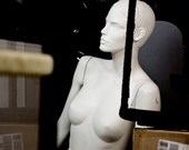 Mannequin Art Photograph / White Female Mannequin DATE OF SHIPMENT