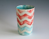 Tall Tumbler Ikaat Chevron
