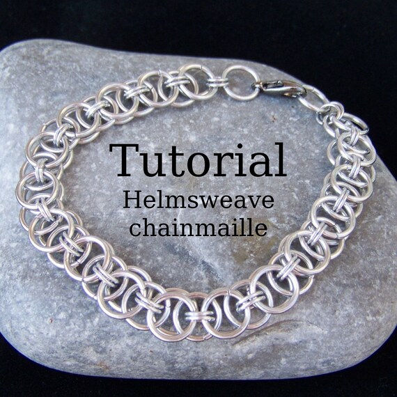 Items similar to Chainmaille tutorial Helmsweave chainmaille pattern
