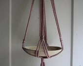 vintage macrame plant hanger
