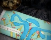 Chabby Chic Wallet: Anatomical Teal Uterus