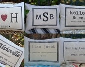 Custom Personalized name Pillow cover  Not Quite Perfect....12 x 16 Lumbar Design of your Choice