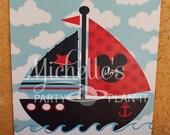 Put the Anchor on the Boat game - nautical mickey inspired party Il_170x135