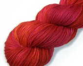 Superwash Merino Cashmere Nylon Yarn SALE Skein - Cardinal, 430 yards