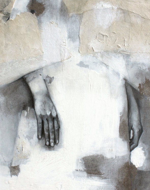 black and white book cover art human portrait - the climb